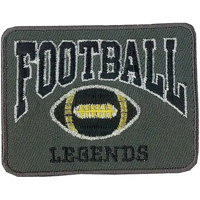 Bügelbild Fußball Legends grau Preiswert