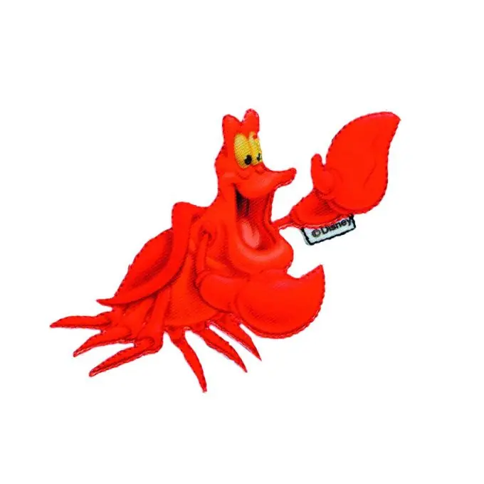 Bügelbild Sebastian Arielle die Meerjungfrau Sonderangebot