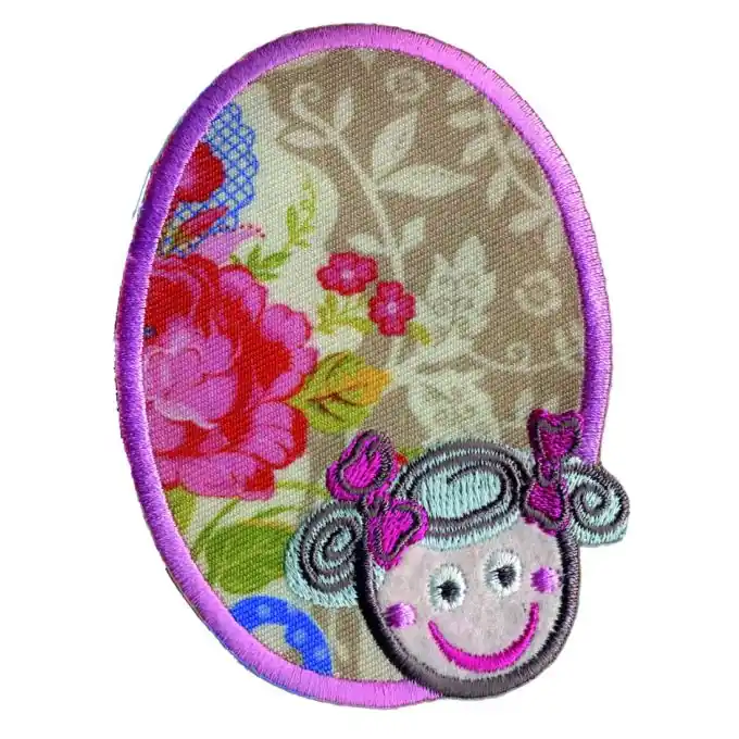 Bügelbild rosa Fee Blumen Kostenloser Versand