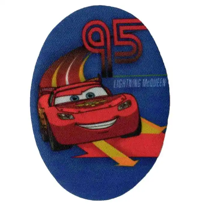 Bügelbild Cars blau rot 95 Limited Edition