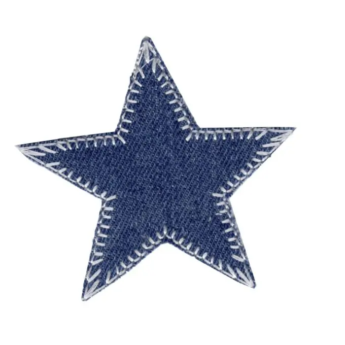 Must-Have Bügelbild Stern Jeans