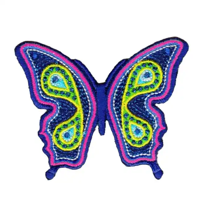 Bügelbild Schmetterling rosa Hochwertig