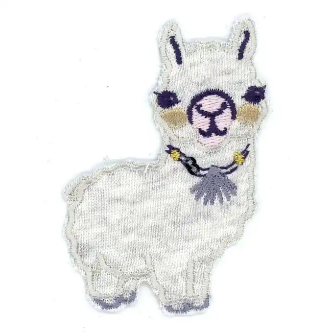 Angebot Bügelbild Alpaka