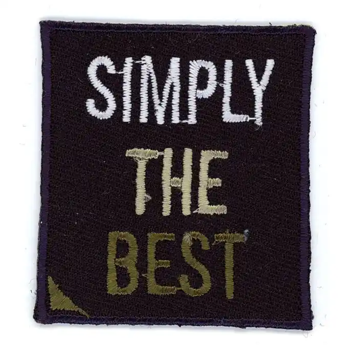 Limited Edition Bügelbild Simply The Best