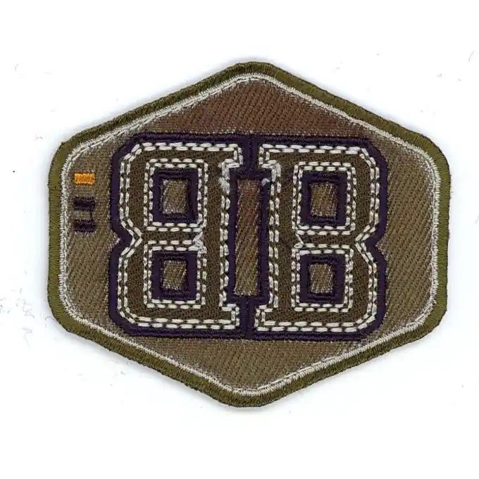 Schnäppchen Bügelbild BB braun