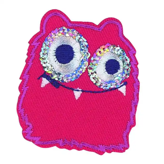 Bügelbild Monster rosa Versand Am Gleichen Tag