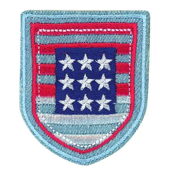 Bügelbild Stern weiß Kracherpreis