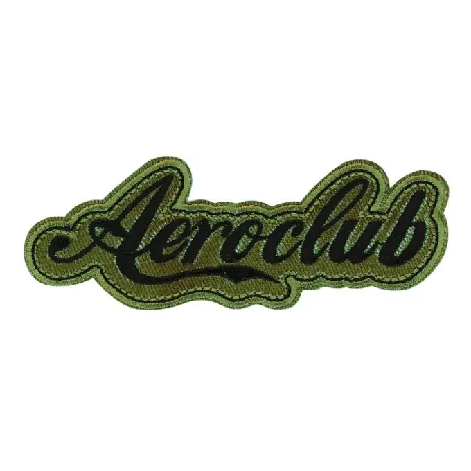 Jetzt Zugreifen Bügelbild Aeroclub khaki