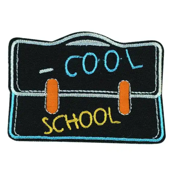 Bügelbild Cool School Markenprodukt