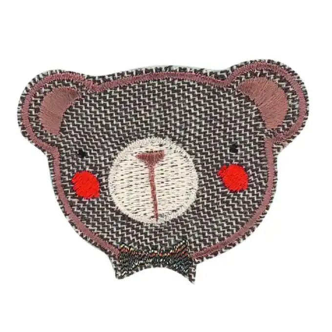 Sonderaktion Bügelbild Bär Braun