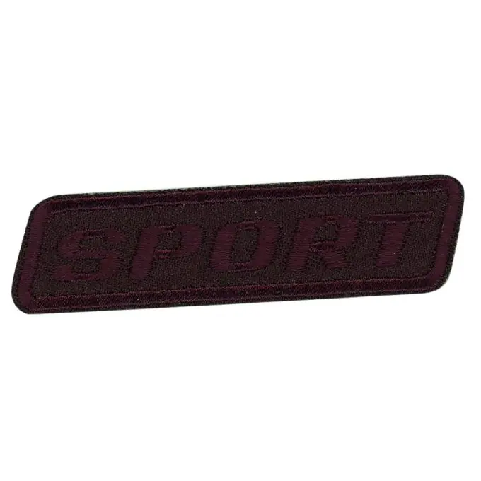 Preisknaller Bügelbild Sport grau