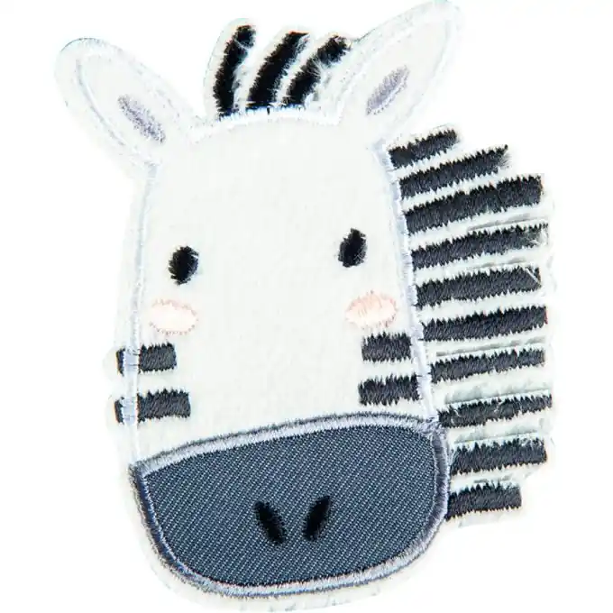 Begrenztes Angebot Bügelbild Zebra