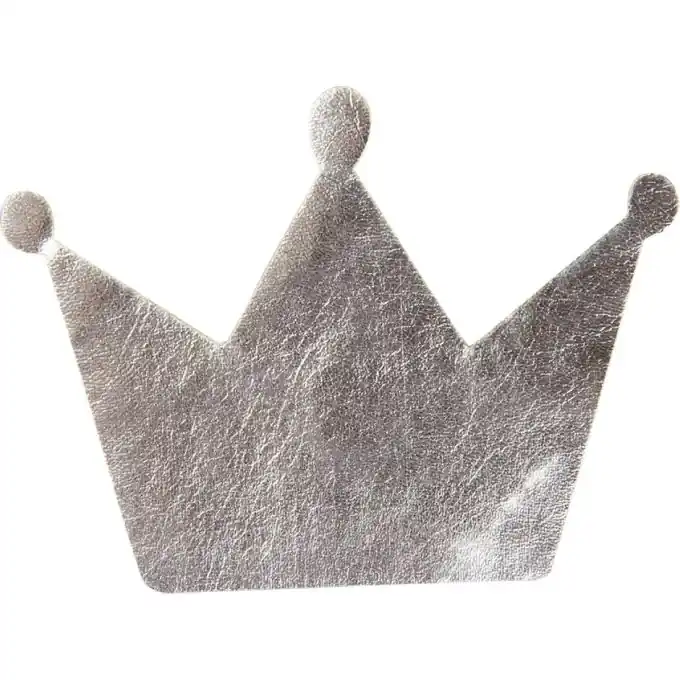 Bügelbild Kronen Silber Letzte Chance