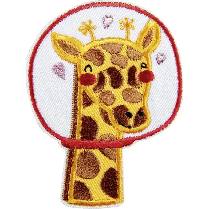 Schneller Versand Bügelbild Space Giraffe