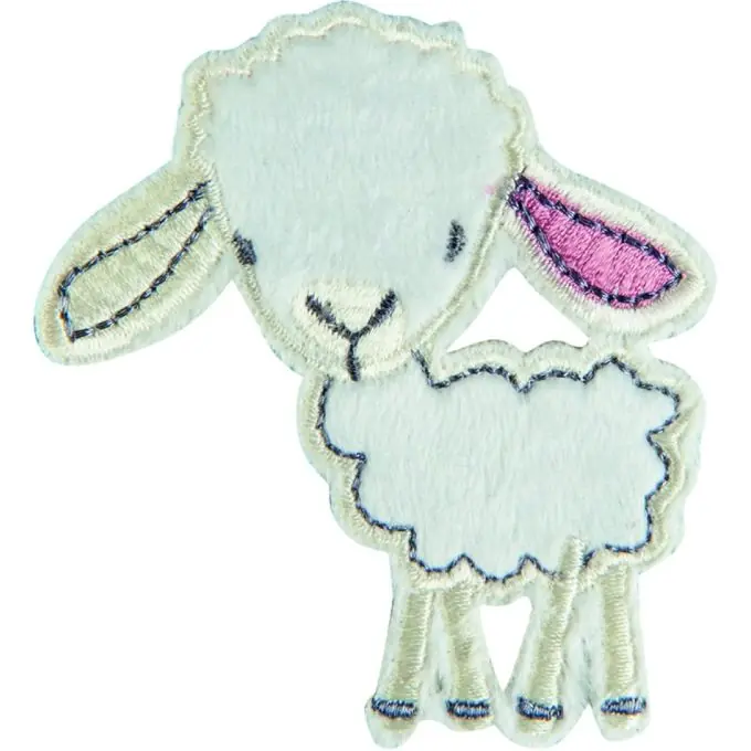 Top-Qualität Bügelbild Schaf