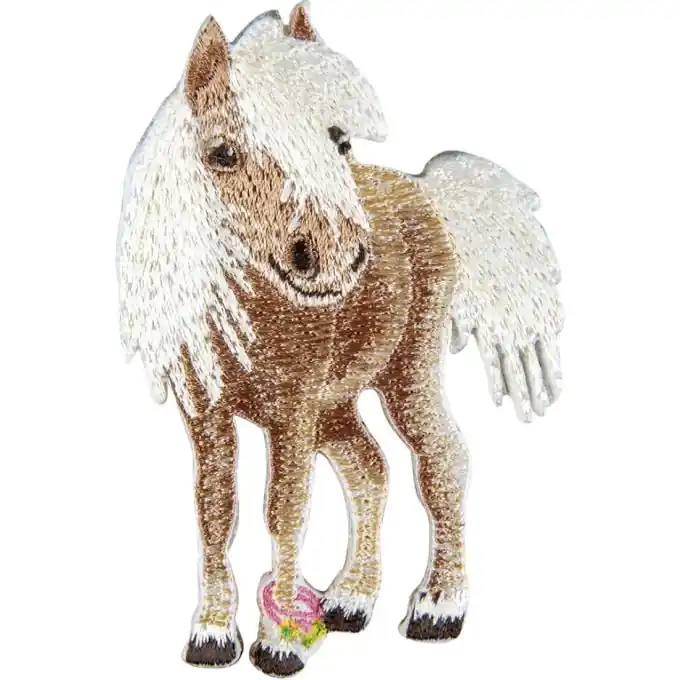 Preisreduziert Bügelbild Pony braun