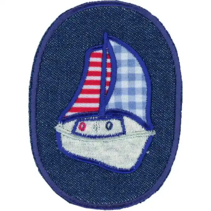 Bügelbild Schiff Jeans Kostenfreie Lieferung