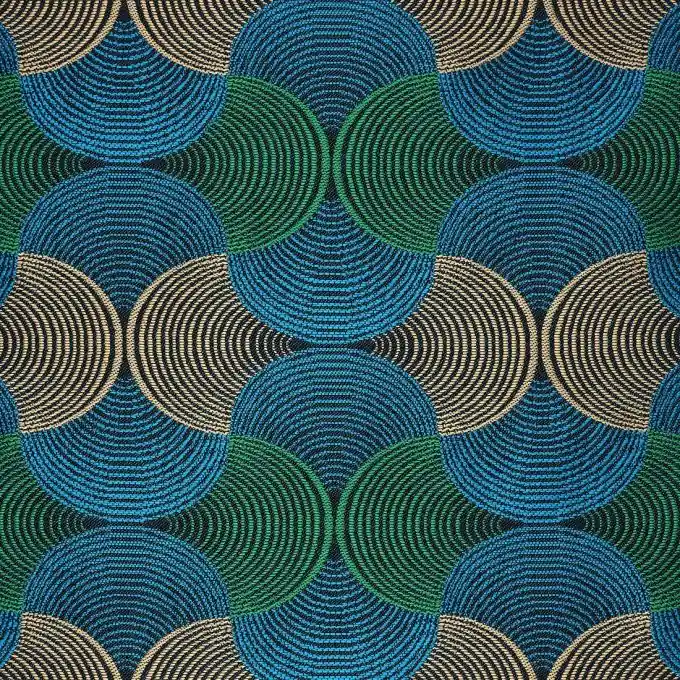 Jacquard Bakary Blau Highlight