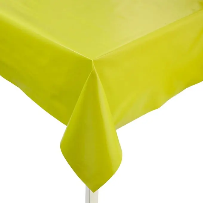 Gratis Versand Wachstuch, einfarbig, apfelgrün