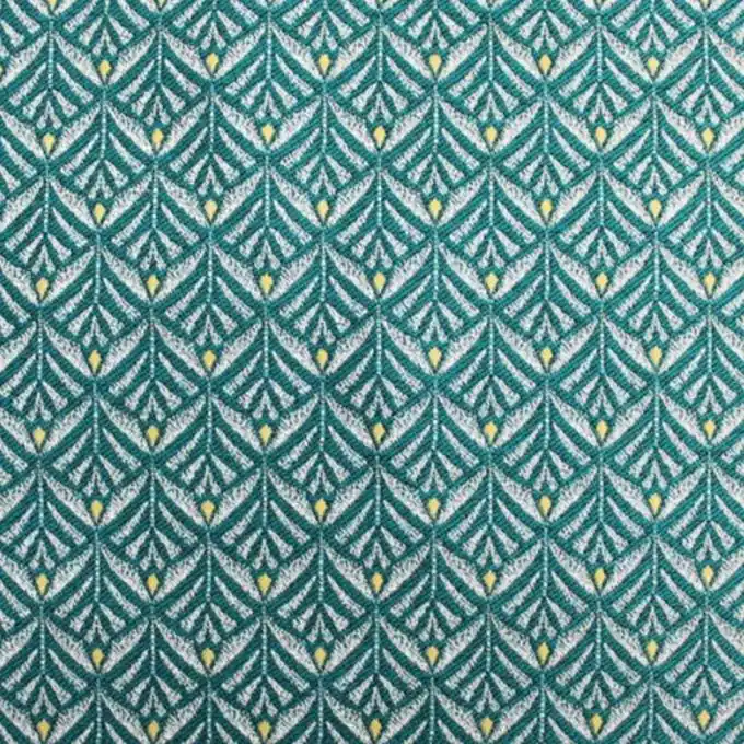 Bestpreis Jacquard Schuppenmuster Grün