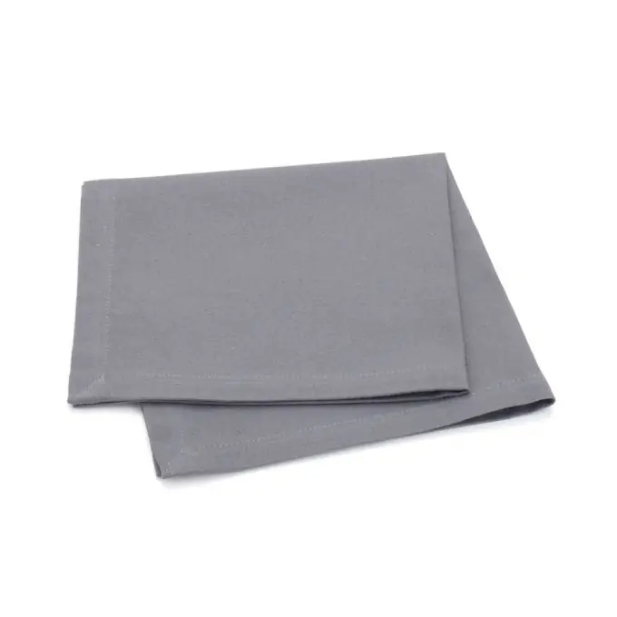 Uni Grau Serviette Basic 40x40cm Heute Kaufen