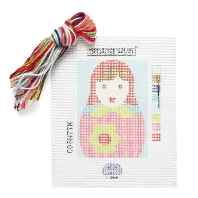 Bestseller Grobstrick-Set Russische Puppe 13x18cm