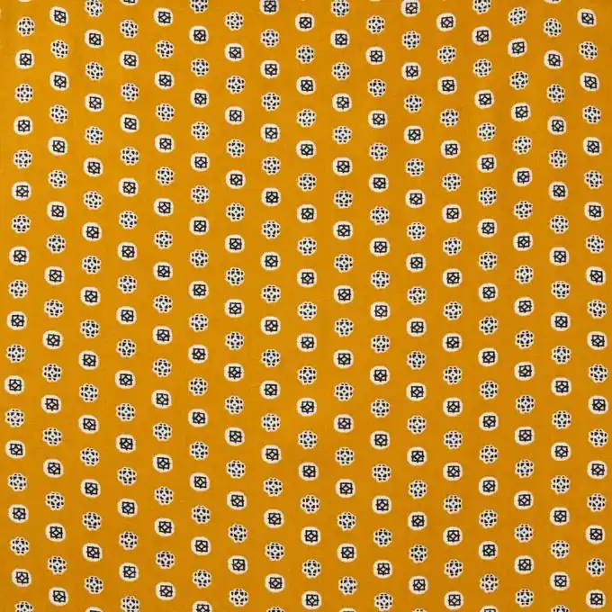 Viskosestoff Rund- und Quadratmuster 135cm Laize Geld-Zurück-Garantie