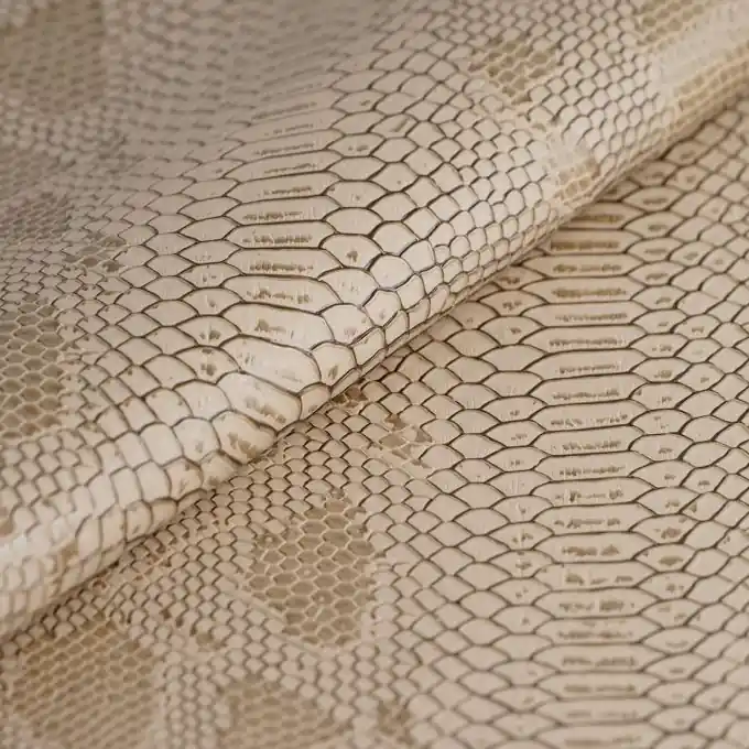 Sonderaktion Kunstleder Reptilienoptik Comodo Taupe