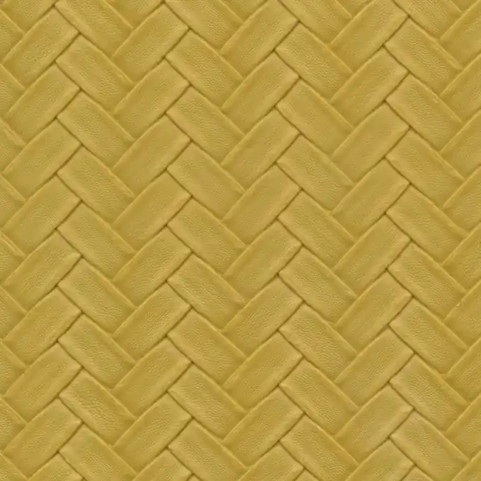 Kunstleder Flechtoptik Gelb Beliebt