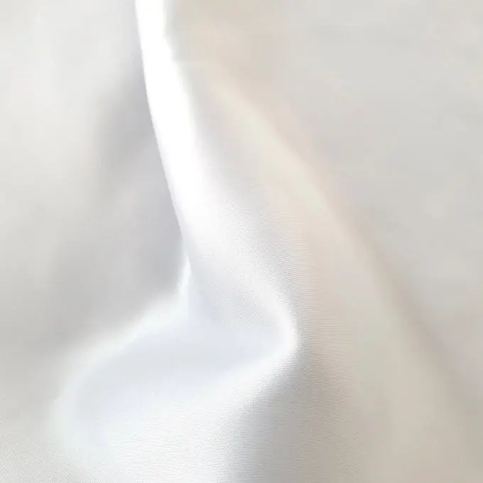 Satinstoff Champs-Elysées Weiß Top-Angebot