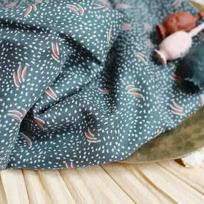 Direktkauf Viskosecrêpe Dune smokey