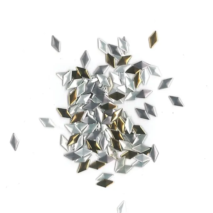 Rautenförmige, thermoklebende Nieten, 12 mm Preisknaller