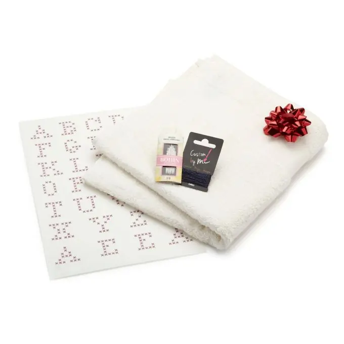 Personalisierbares Handtuch-Set Ecru 50x100cm Preisknaller