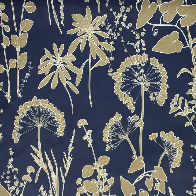 Geld-Zurück-Garantie Samtstoff Amarinthe Schwarz