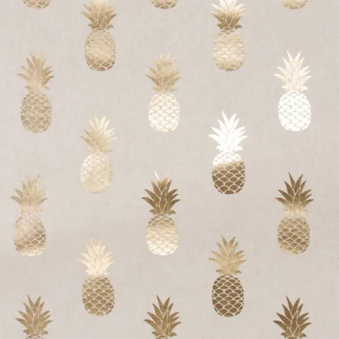 Direkt Vom Hersteller Dicker Baumwollstoff Ananas Gold