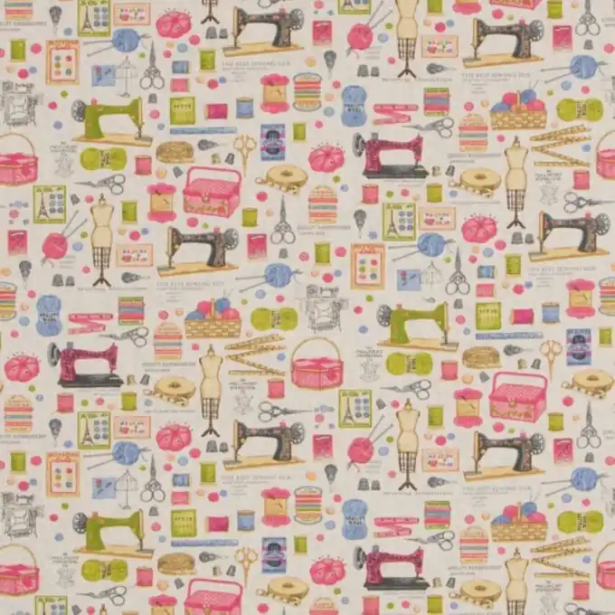 Schnäppchen Dicker Baumwollstoff Nähmaschinen Bunt
