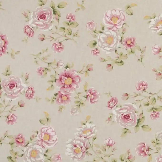 Dicker Baumwollstoff Rosen Ab Werk