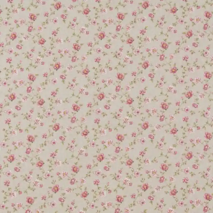 Dicker Baumwollstoff kleine Rosen Exklusiv