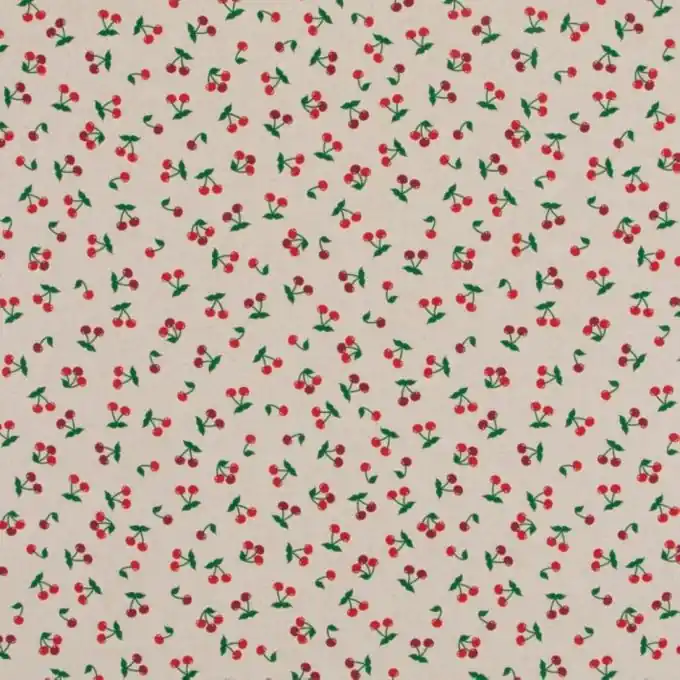 Dicker Baumwollstoff Kirschen Rot Direkt Vom Hersteller