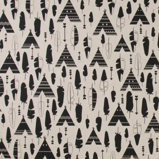 Sofort Bestellen Dicker Baumwollstoff Indianerzelte