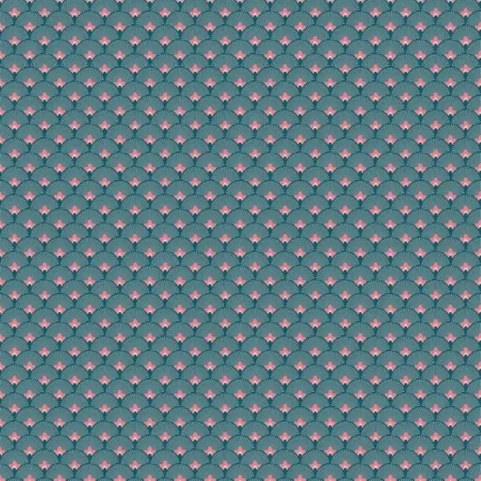 Dicker Baumwollstoff Jade Schuppenmuster Beliebt