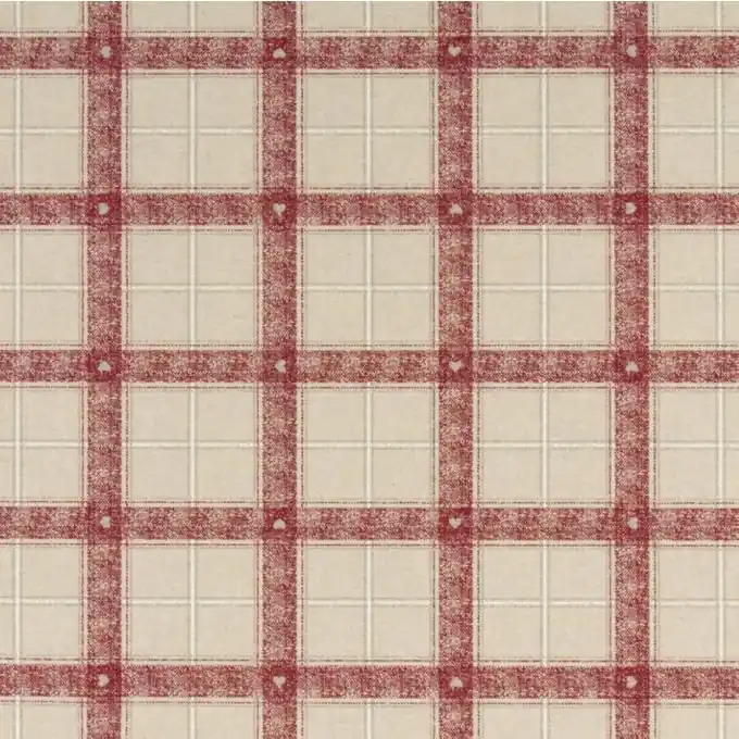 Dicker Baumwollstoff Karos Rot Direkt Vom Hersteller