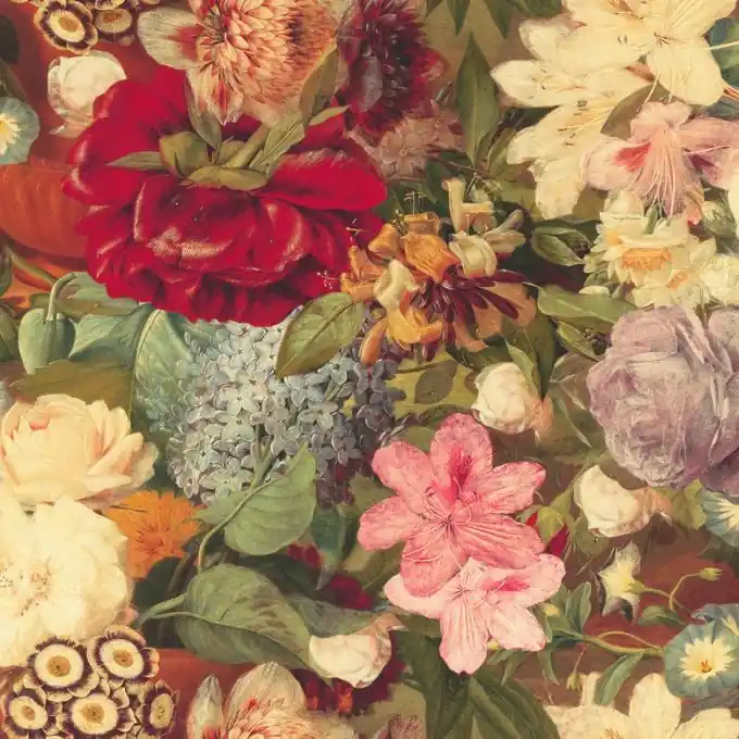 Preis Gesenkt Dicker Baumwollstoff Fleurs