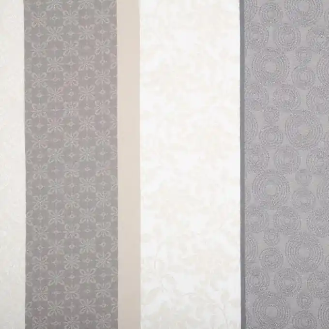 Beschichteter Jacquard Blumen Grau Heute Kaufen