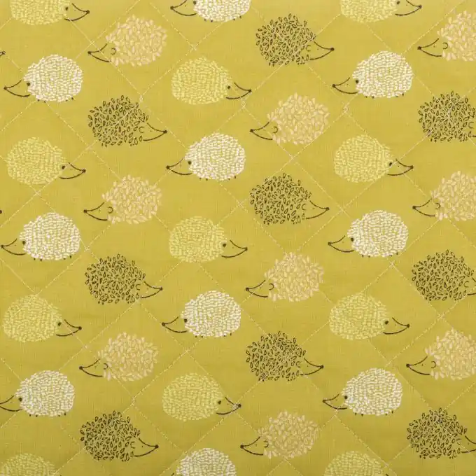 Kracherpreis Gesteppter Stoff Igel gelb