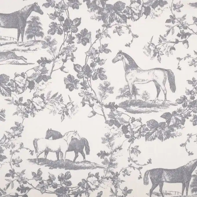 Leinenstoff Toile de Jouy Sanaya Beliebt