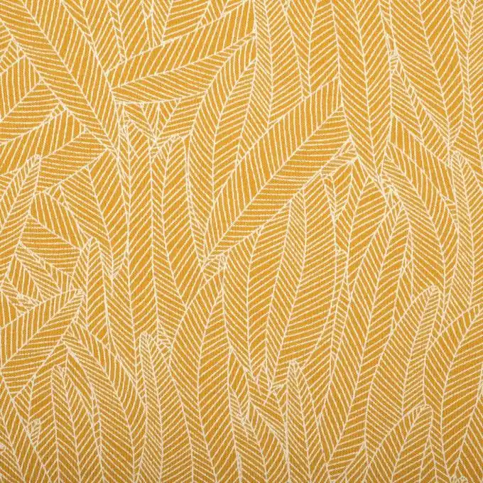 Echt Jersey Blattmotiv gelb