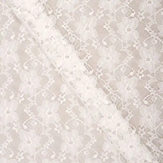 Geld-Zurück-Garantie Blumenspitze Netzstoff 150 cm Laize – Elegant