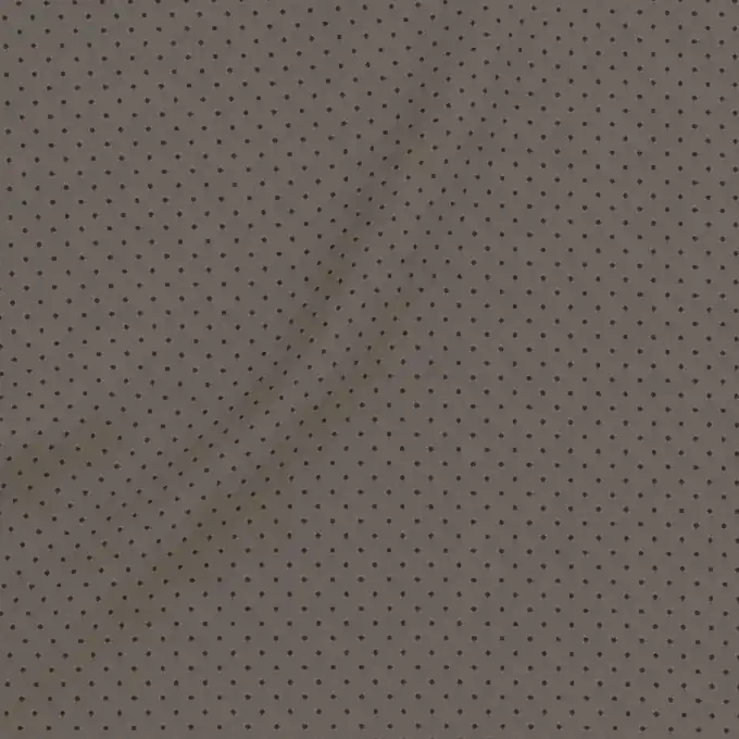 Jacquard-Stoff mit taupefarbenen Punkten Neu