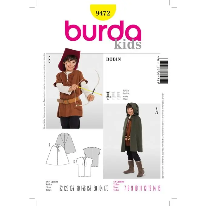 Schnittmuster Robin Hood Jetzt Zugreifen